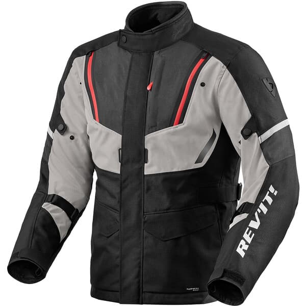 Veste Moto Rev'it Move H2O list: Noir / Gris|Noir|Gris|Jaune|Multicolore