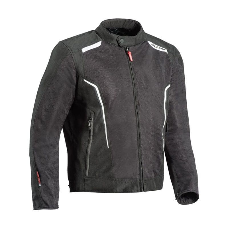 Veste Moto Ixon Cool Air-C | Blouson Moto Grande Taille list: Noir|Noir
