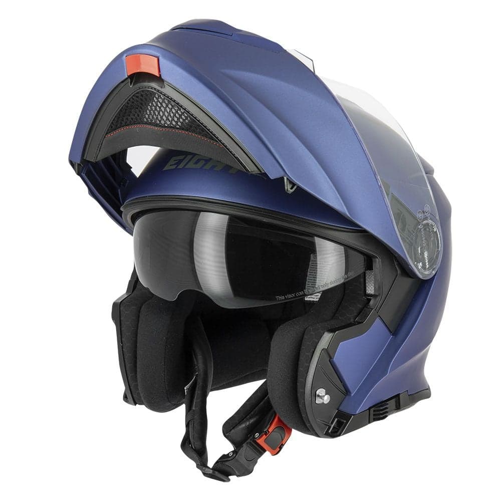 Casque Modulable Eight Dual Face list: Bleu Mat|Noir|Rouge|Jaune|Bleu|Multicolore