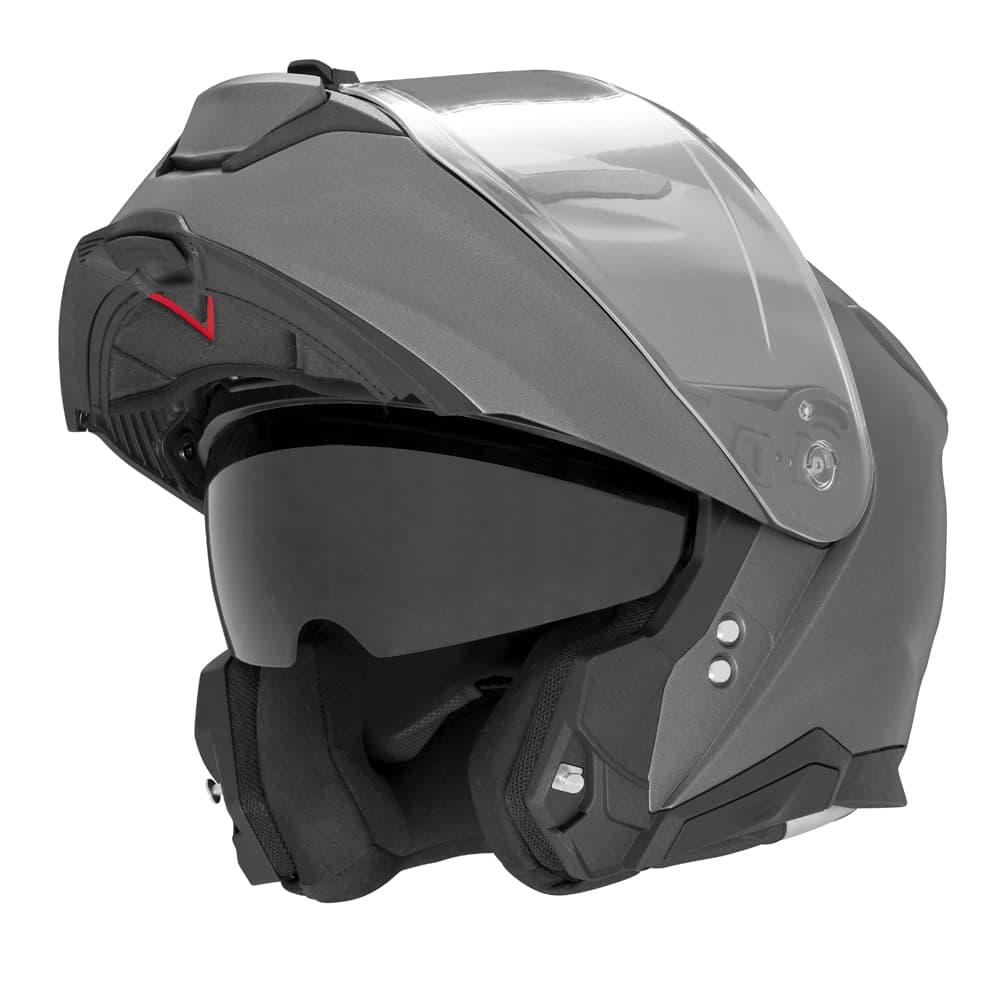 Casque Modulable Nox N967 - Homologué ECE 22.06 list: Titanium|Noir|Blanc|Gris|Bleu
