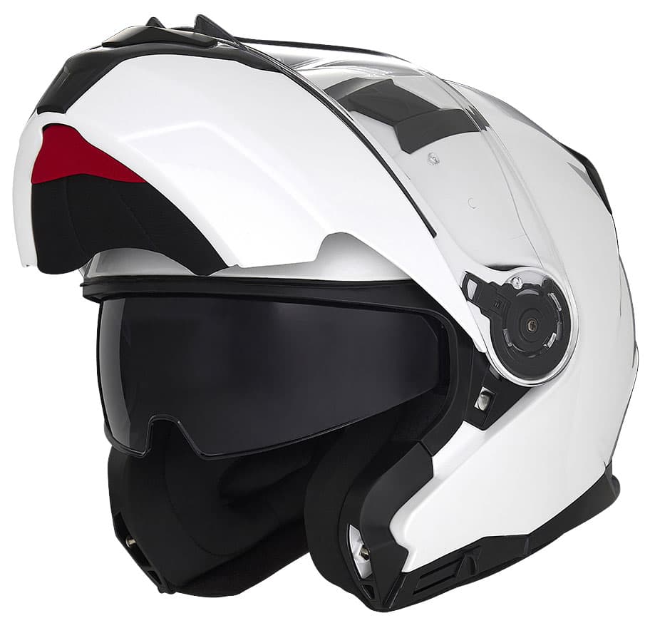 Casque Nox N966 - Casque Modulable ECE 22.06 list: Blanc|Noir|Blanc|Gris