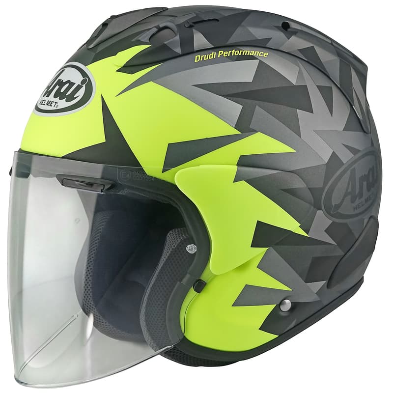 Casque Arai SZ-R Vas Evo Mimesis list: Noir / Jaune|Noir|Blanc|Jaune|Multicolore