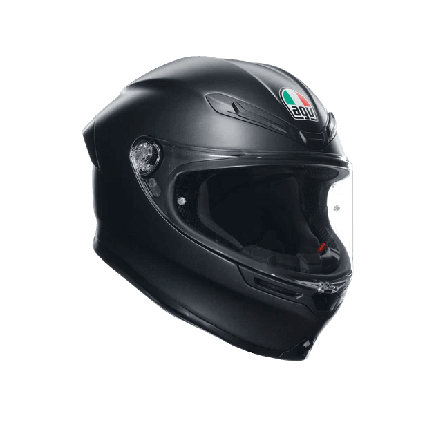 Casque AGV K6 S - ECE 22.06 list: Noir Mat|Noir|Blanc|Gris