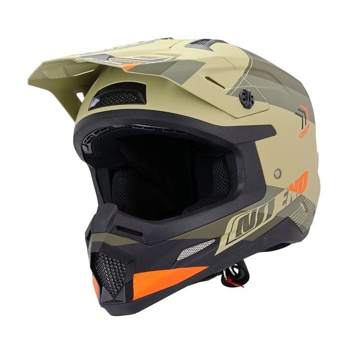 Casque Cross Noend Dagger - ECE R 22.06 list: Kaki|Noir|Gris|Rouge|Orange|Vert|Multicolore