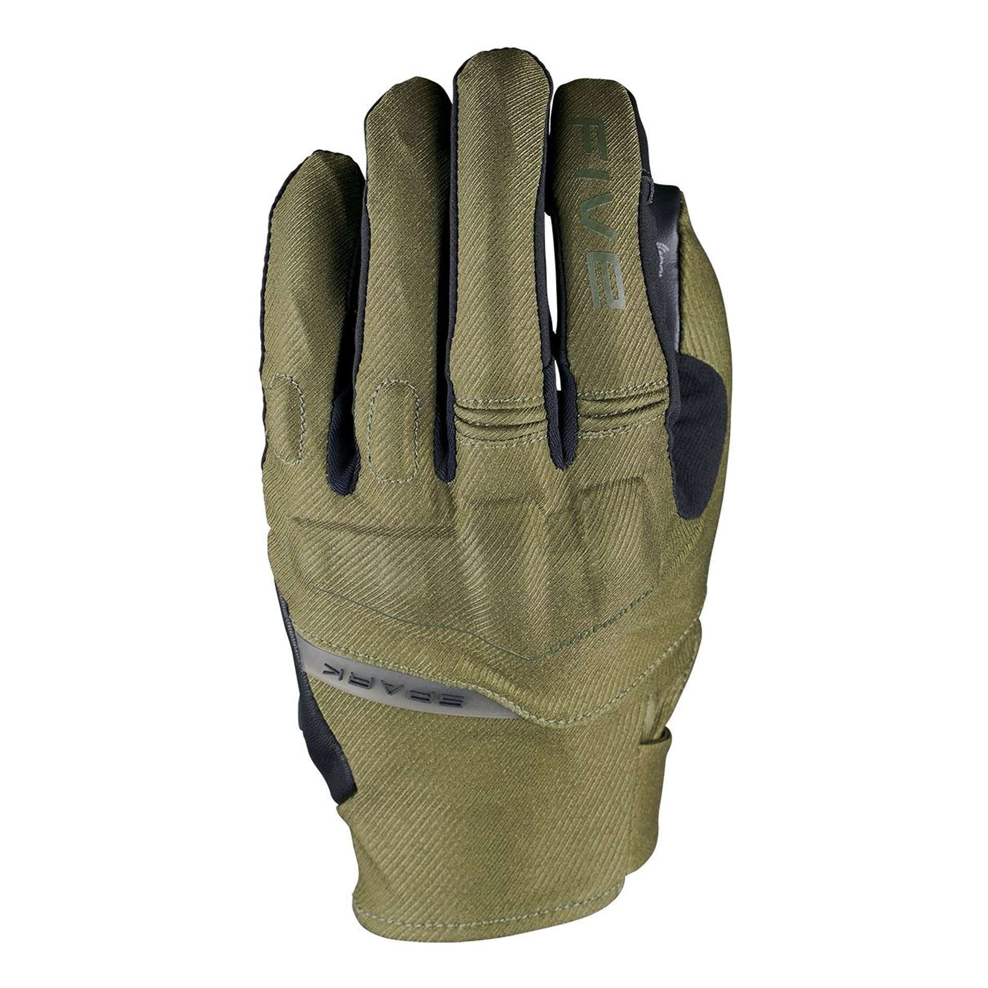 Gants Eté Five Spark list: Kaki|Noir