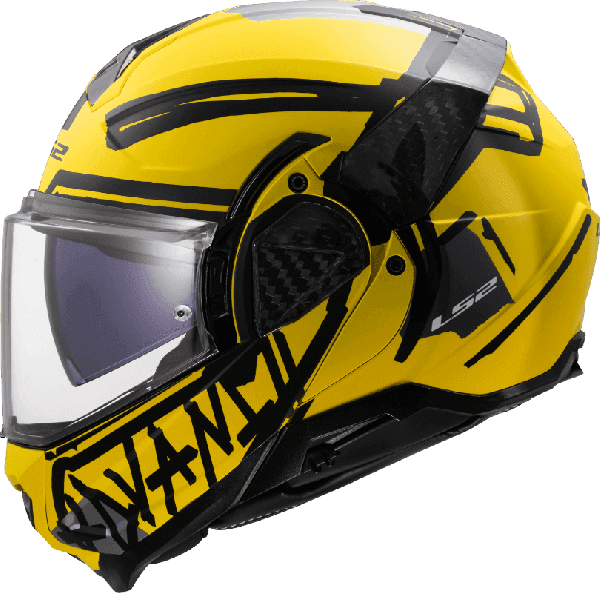 Casque LS2 Advant 2 Tape list: Jaune|Noir|Jaune|Multicolore