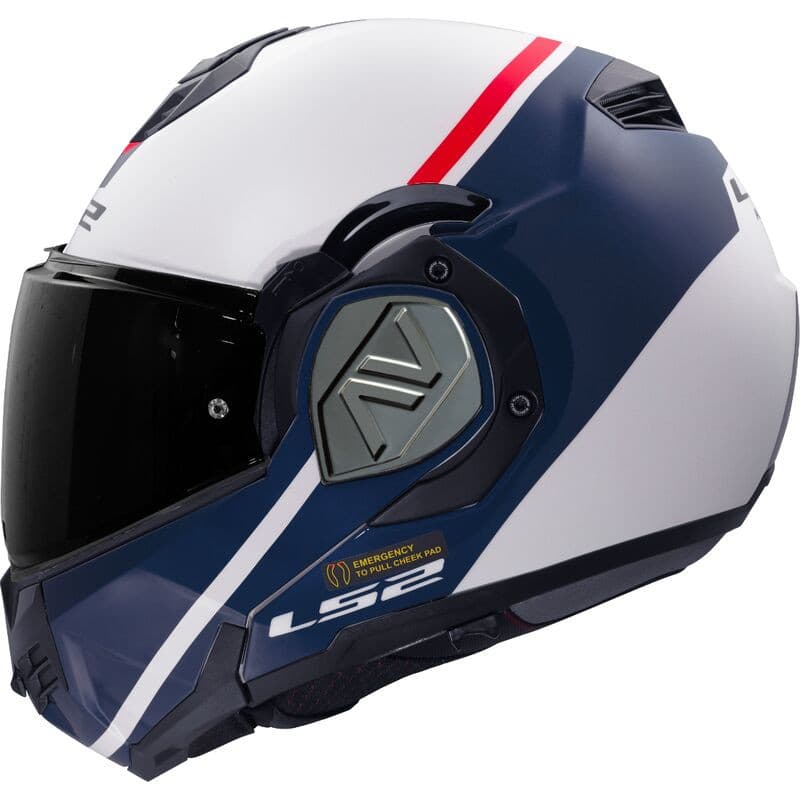 Casque Modulable LS2 Advant FF906 Swipe list: Bleu / Blanc|Noir|Blanc|Gris|Bleu