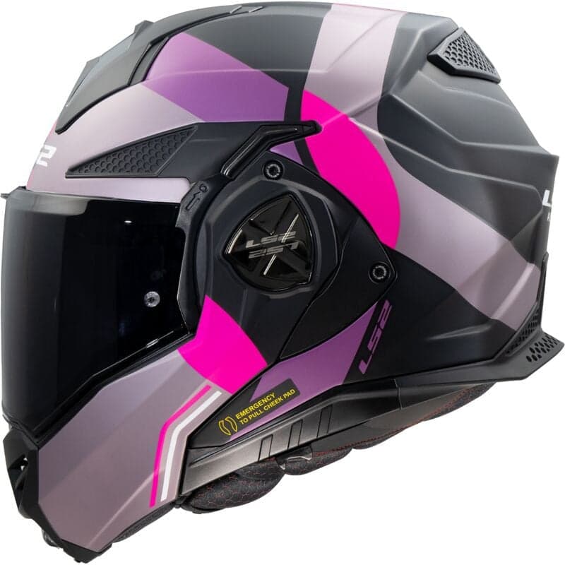 Casque LS2 FF901 Advant X Ultra ECE 22-06 list: Gris|Noir|Gris|Bleu|Violet|Rose|Multicolore