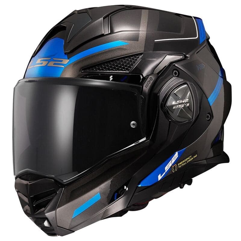 Casque Modulable LS2 Advant-x FF901 Spectrum list: Noir / Bleu|Noir|Rouge|Bleu|Multicolore