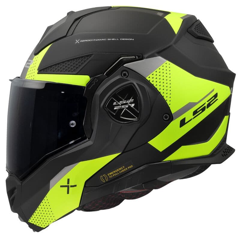 Casque Modulable LS2 Advant-x FF901 Oblivion list: Noir / Vert|Noir|Orange|Jaune