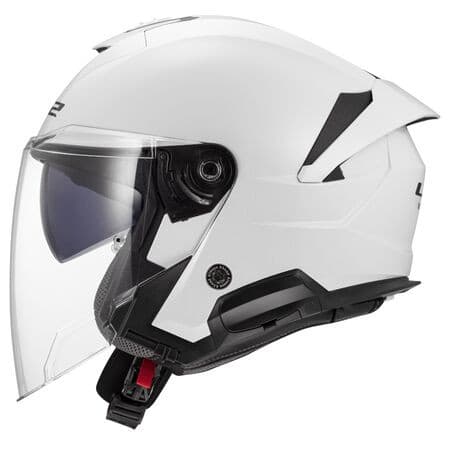 Casque Jet LS2 Verso II OF618 list: Blanc|Noir|Blanc|Gris
