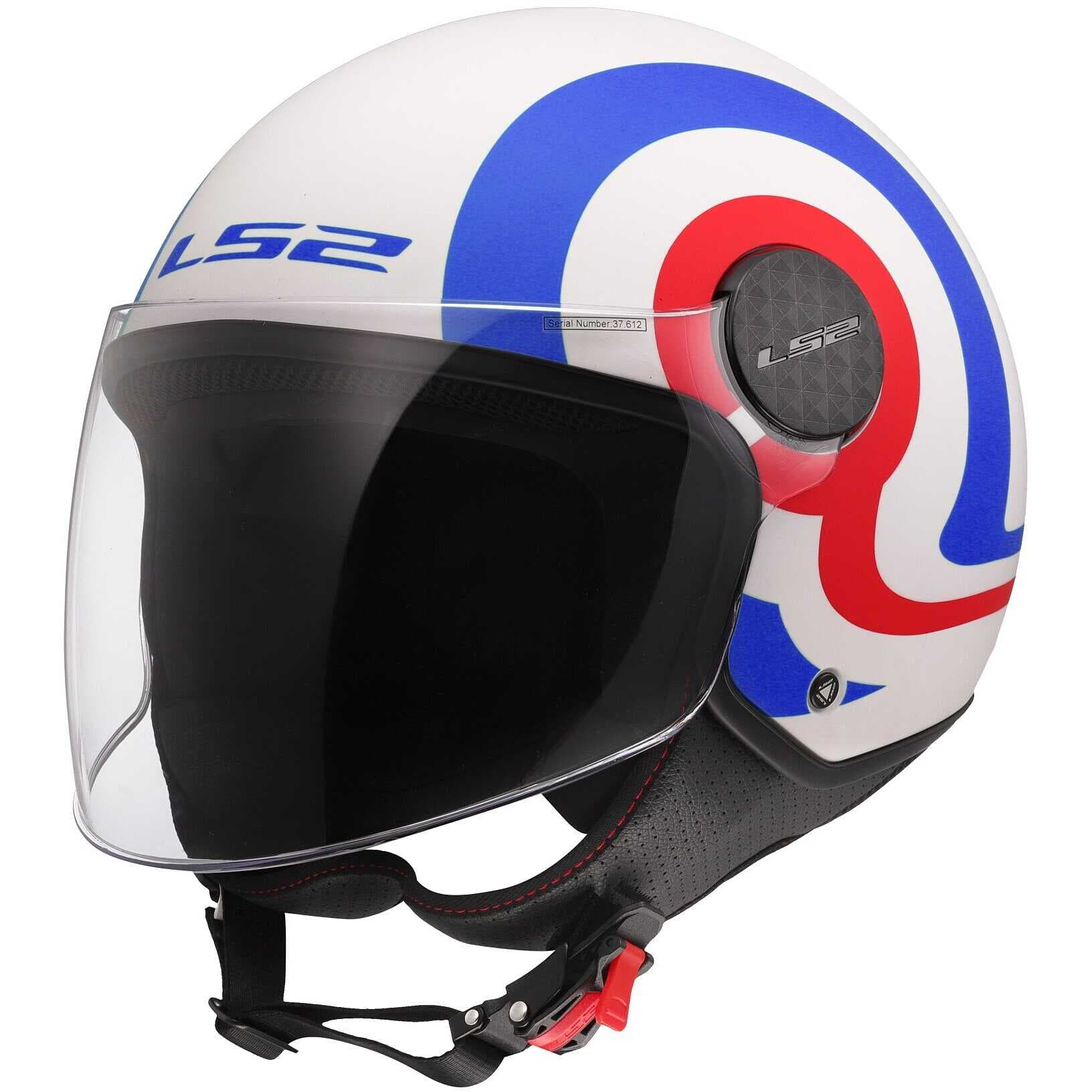 Casque LS2 Sphere Lux II Urby list: Bleu / Blanc|Blanc|Rouge|Vert|Bleu|Multicolore