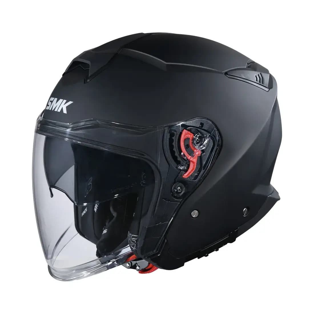 Casque Jet SMK GTJ list: Noir|Noir