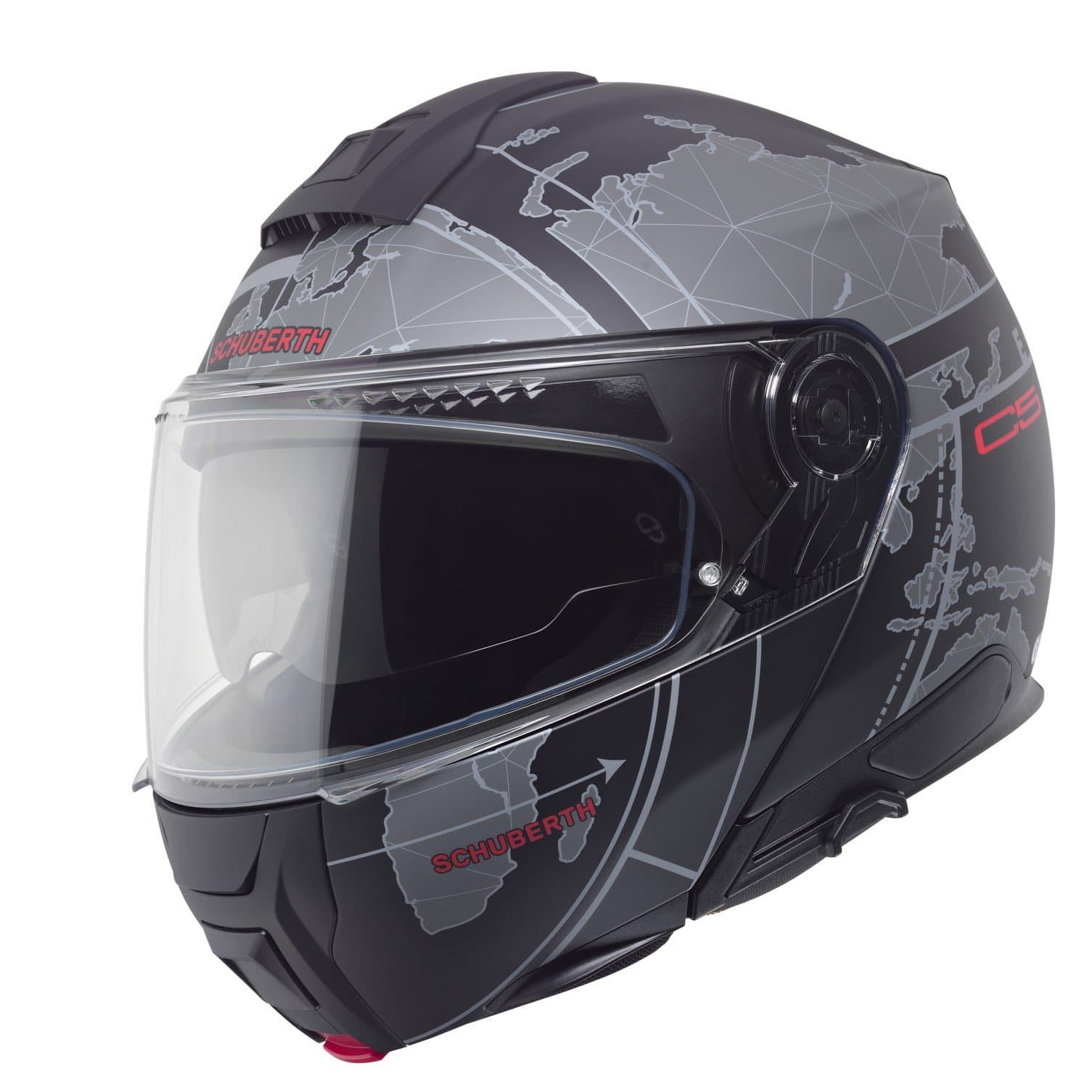 Casque Schuberth C5 Globe list: Noir / Gris|Noir|Blanc|Gris|Vert