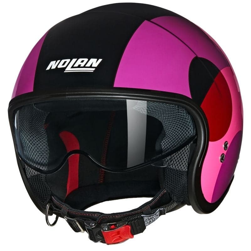 Casque Jet Nolan N21 Bicromo ECE 22-06 list: Rose|Noir|Blanc|Rouge|Bleu|Multicolore