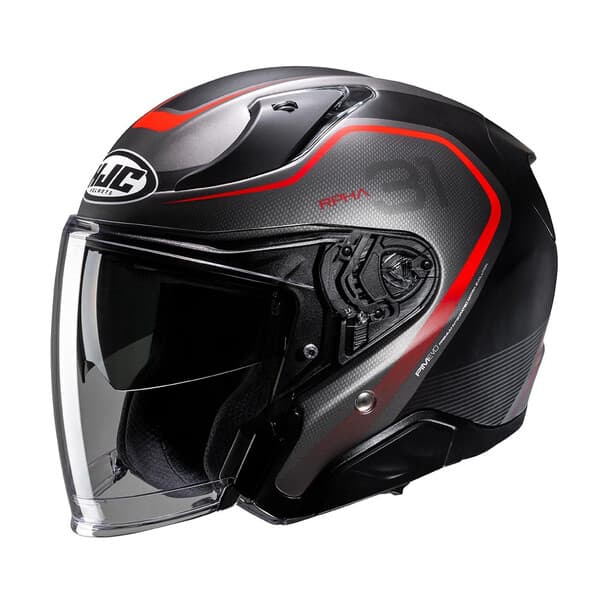 Casque Jet HJC RPHA 31 Kouv Anthracite / Rouge