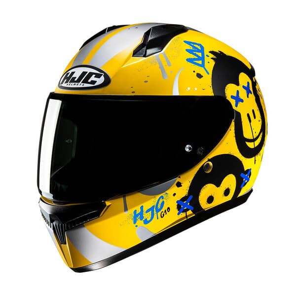 Casque Enfant HJC C10 Geti list: Jaune|Blanc|Jaune|Vert