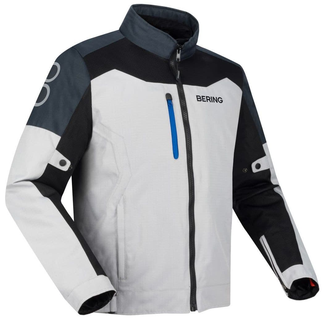 Veste Moto Bering Cronos list: Gris|Noir|Blanc