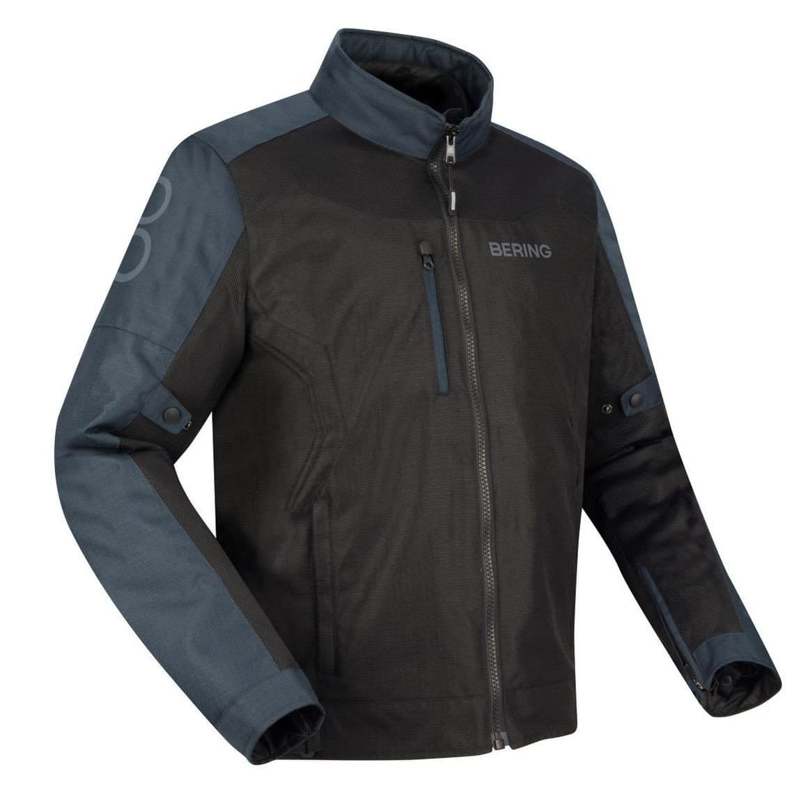 Veste Moto Bering Cronos list: Noir|Noir|Blanc