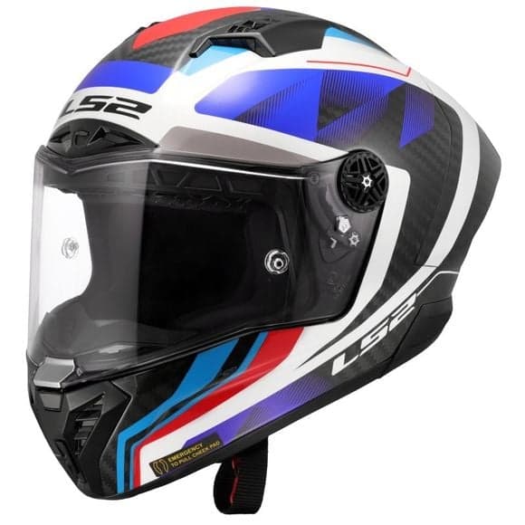 Casque LS2 Thunder GP Aero Raute FF805 list: Bleu Blanc Rouge|Noir|Blanc|Gris|Rouge|Bleu|Multicolore