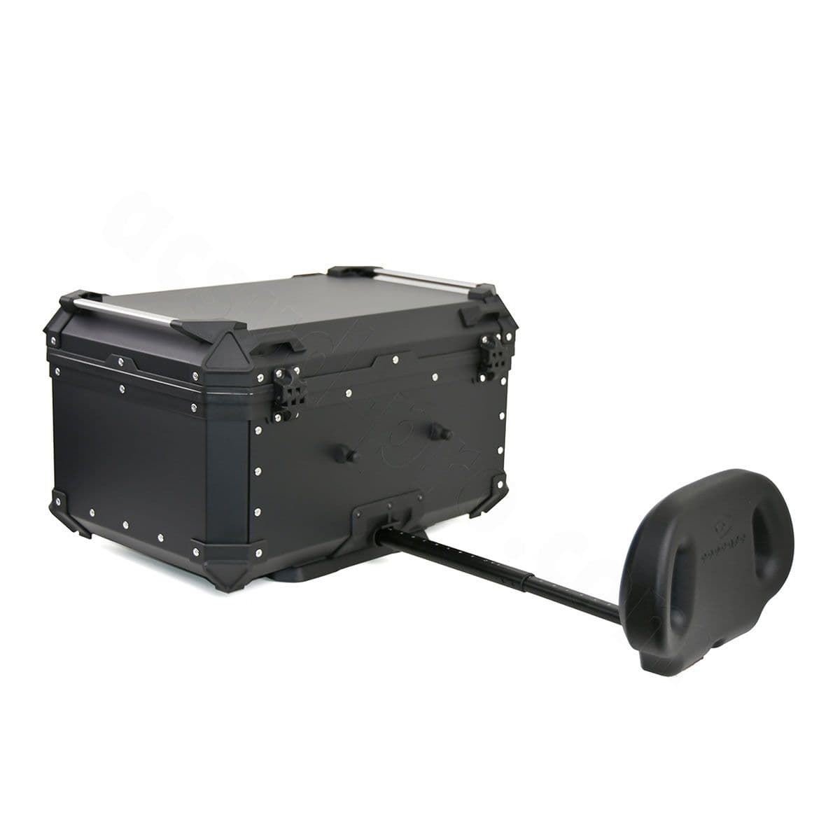 Top Case Coocase X1 Noir 65L avec Dosseret Ajustable Noir