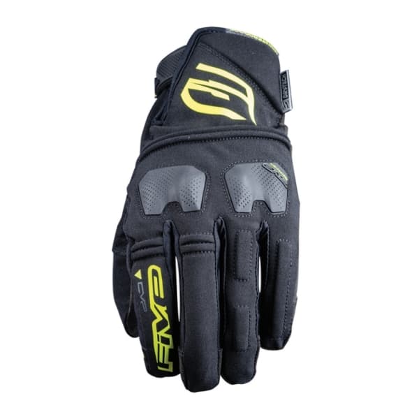Gants Five E-WP 100% étanche list: Noir / Jaune|Noir