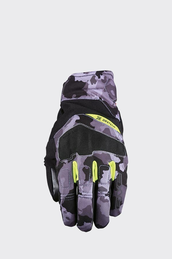 Gants Five Boxer Evo 100% étanche list: Noir Camo|Noir|Gris