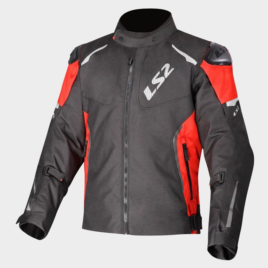 Veste LS2 Zoom list: Noir et Rouge|Noir|Rouge|Jaune