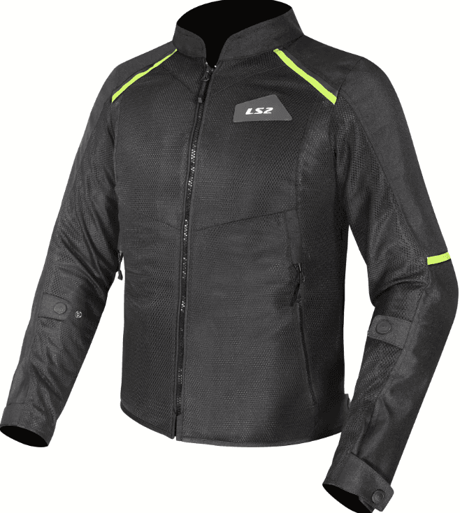Veste LS2 Breeze été, 100% ventilée Noir / Jaune