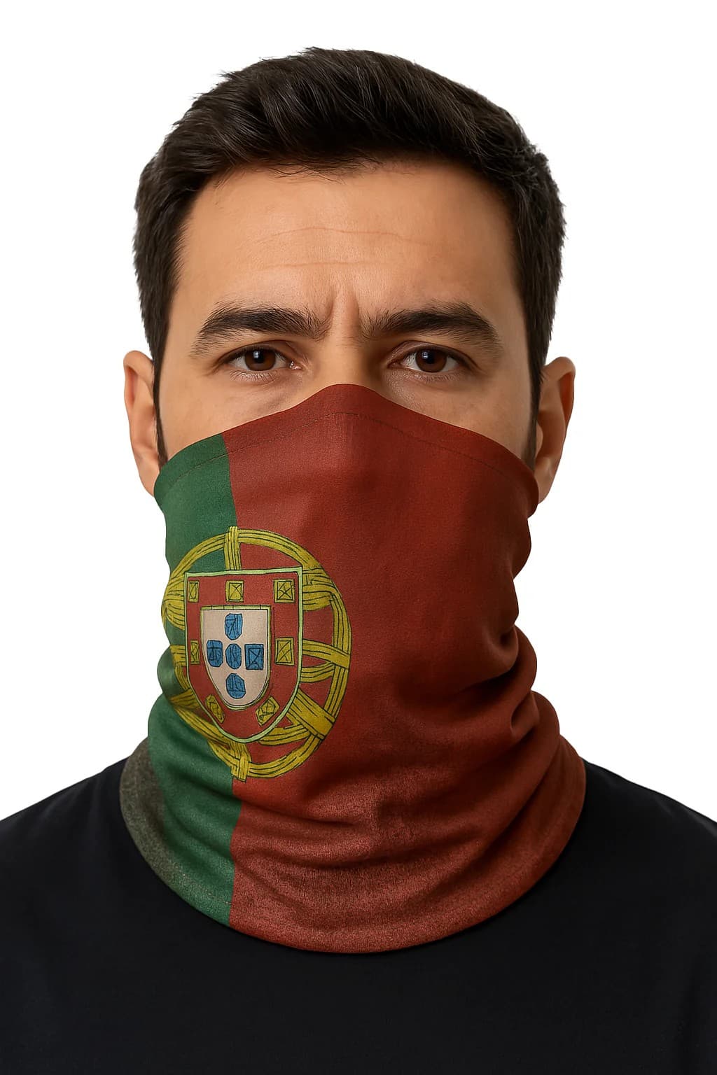 Tour de Cou Moto Nation-Head Drapeau list: Noir|Blanc|Gris|Rouge|Orange|Jaune|Vert|Bleu|Multicolore