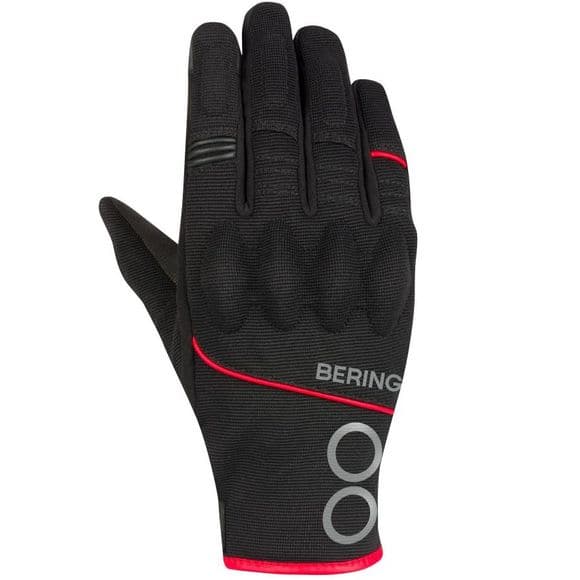 Gants Bering Nassau - Gants Moto Bering mi-saison list: Noir et Rouge|Noir|Blanc|Rouge|Jaune