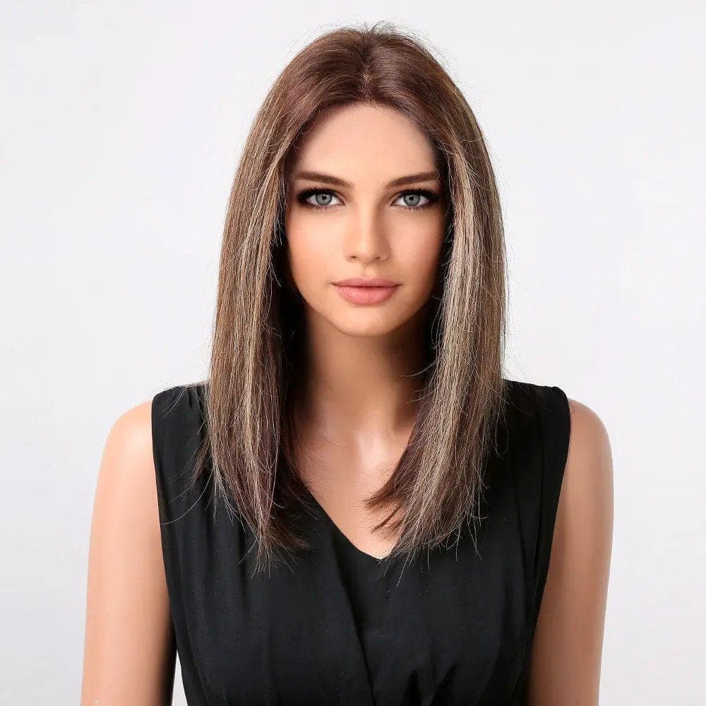 Perruque Naturelle Brune Longue - Ădith