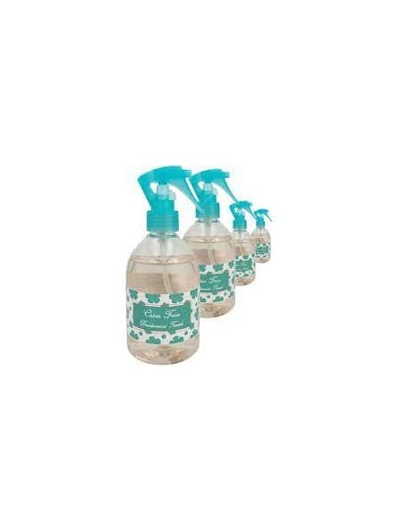 MOSCO - Pack de 4 Spray Désodorisant Coton Frais - 250ml