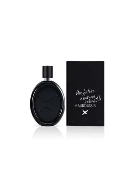 Mauboussin pour homme - Eau de Parfum Une Histoire d'Homme Irrésistible - 90 ml - Fragrance Boisée et Aromatique