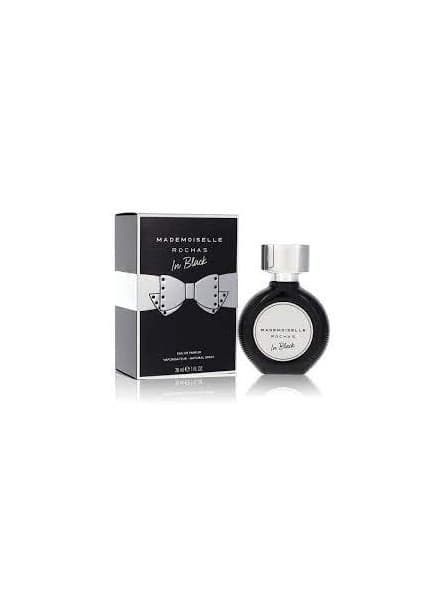 ROCHAS - Eau de Parfum Mademoiselle Rochas In Black 90 ml, Senteur Florale Fruité Boisée, Parfum Chic et Rock