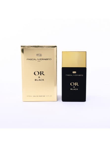 Pascal Morabito - Or & Black Eau de Parfum 100 ml, Fragrance Sophistiquée, Notes Boisées et Orientales
