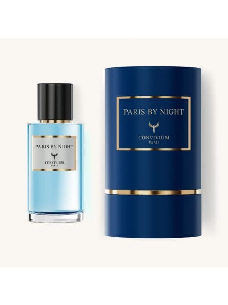 CONVIVUM PARIS PARIS BY NIGHT - Parfum Unisexe 50 ml - Notes de Bergamote, Cèdre, Ambre