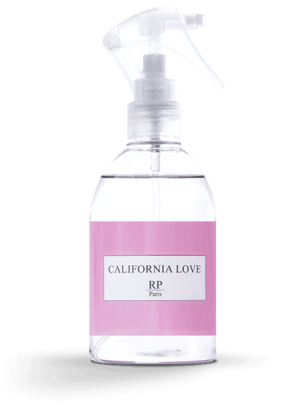 California Love - Spray Textile Parfumé Signature, 250 ml, Fabriqué en France, Ambiance Envoûtante