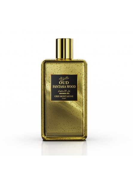 Gris Montaigne - Gel Douche Fantasia Wood, Parfum Oud, Enrichi en Huiles Essentielles, 200ml