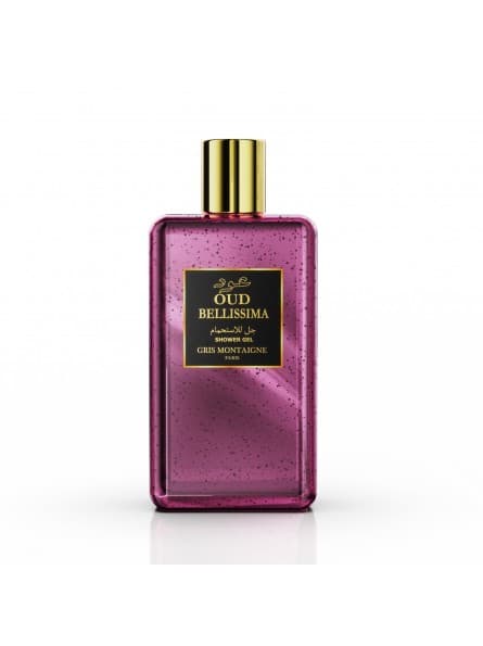 BELLISIMA – Gel Douche Oud Thermal Bois, 250ml, Huiles Essentielles, Parfum Envoûtant