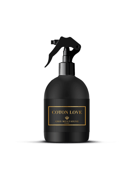 Coton Love - Désodorisant Textile parfumé 250 ml, Parfum doux et propre, Idéal pour Draps et Textiles de Maison