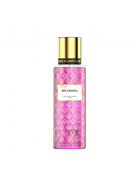 BELLISSIMA – Brume Parfumée 250 ml, Gris Montaigne, Fleurs Blanches, Bois, Agrumes, Ambre