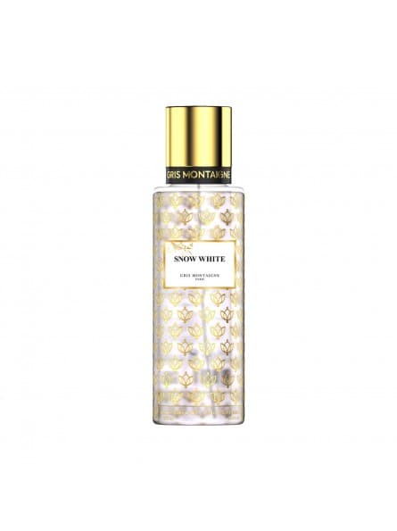 Gris Montaigne - Brume Parfumée Snow White, 250 ml, Notes de Musc et Fleurs Blanches