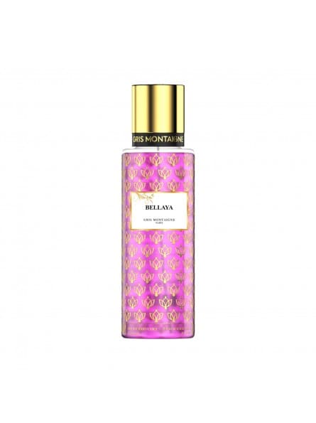 BELLAYA Brume Parfumée - Gris Montaigne, 250 ml, Notes de Musc Blanc et Vanille