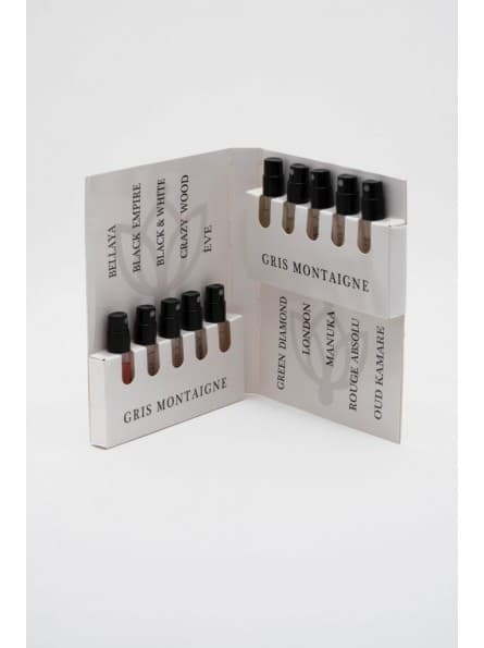Gris Montaigne Paris - Kit d'Échantillons Découverte de Parfums - Miniatures Raffinées de 5 Fragrances