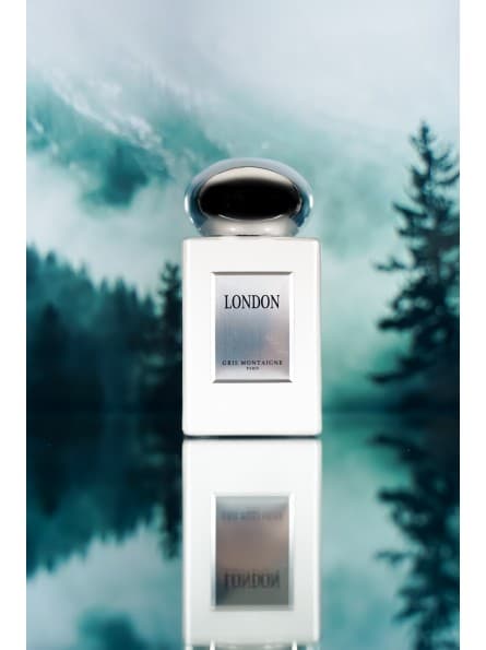 GRIS MONTAIGNE - London Eau de Parfum 75 ML, Élégant et Raffiné, Notes de Rose, Oud, Bois de Gaïac