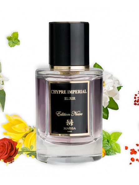 CHYPRE IMPERIAL MAISSA PARIS 50 ML - Eau de Parfum pour Femme, Notes de Bergamote, Rose, Patchouli, Flacon ĂlĂ©gant
