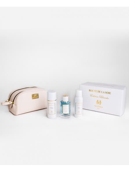 MAISSA PARFUMS HAUTE PARFUMERIE - Coffret Route de Soie : Parfum 100ml, Déodorant 150ml, Gel Douche 100ml