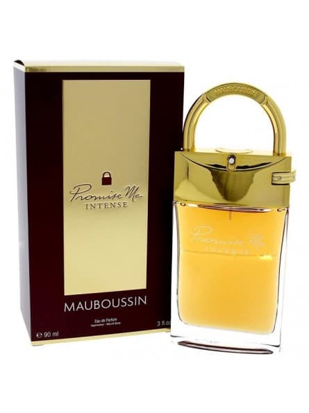 Mauboussin Promise Me Intense 90ml Eau De Parfum Pour Femmes - Parfum Floral Oriental, Flacon Bijou, Notes de Litchi et Oud