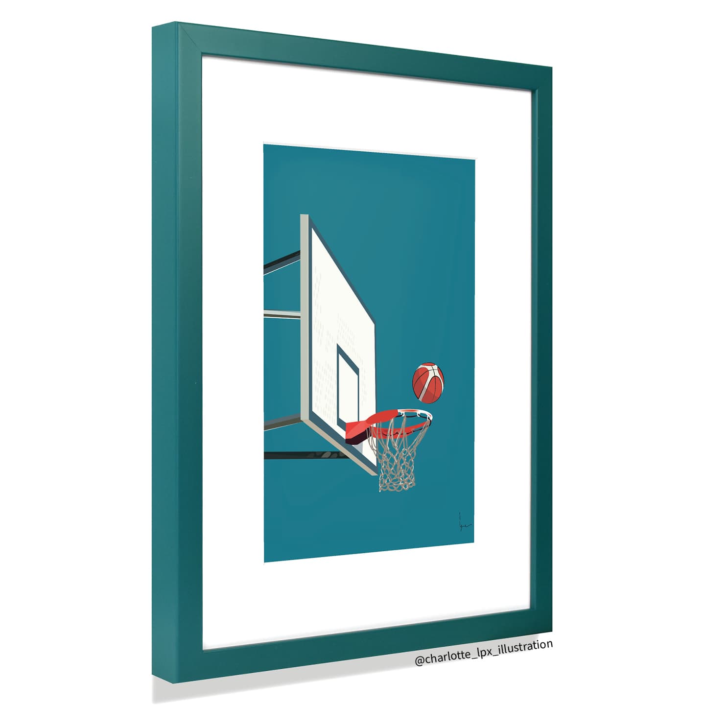 Cadre Vert Sarcelle 30x40cm